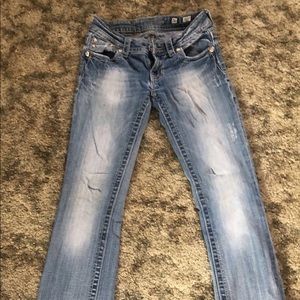 Light wash Miss Me jeans